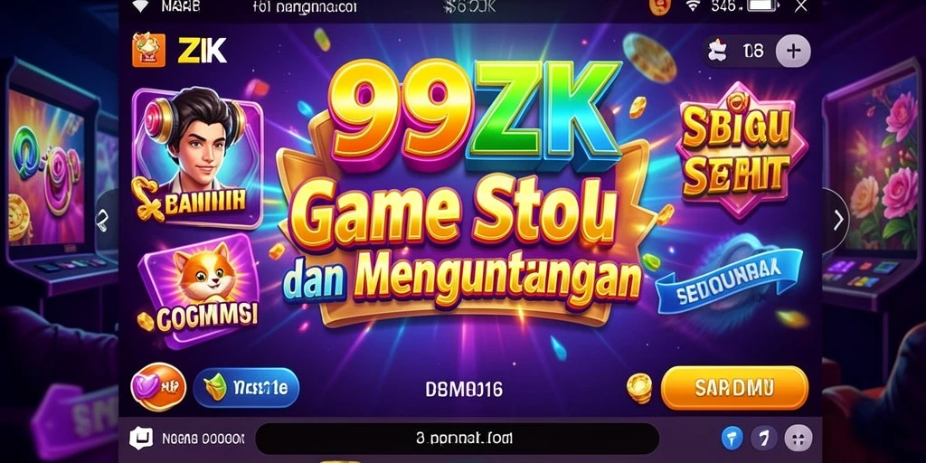 Tampilan gameplay 99ZK yang menarik dan penuh warna.