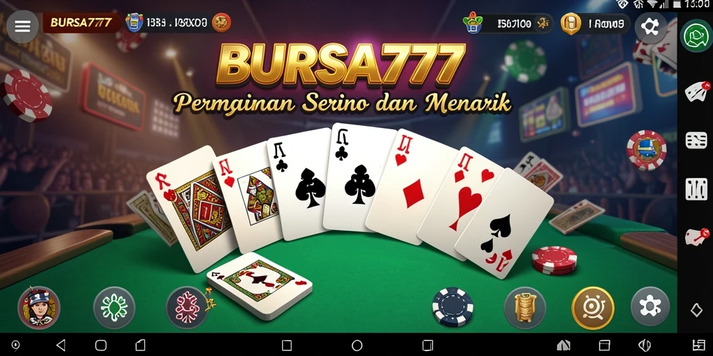 Tampilan gameplay BURSA777 yang menarik dan seru