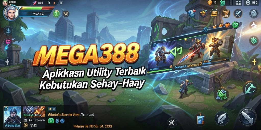 Tampilan antarmuka MEGA388 yang bersih dan fungsional.