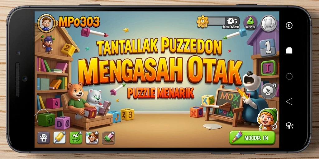 Screenshot gameplay MPO303 yang menunjukkan tantangan puzzle seru.