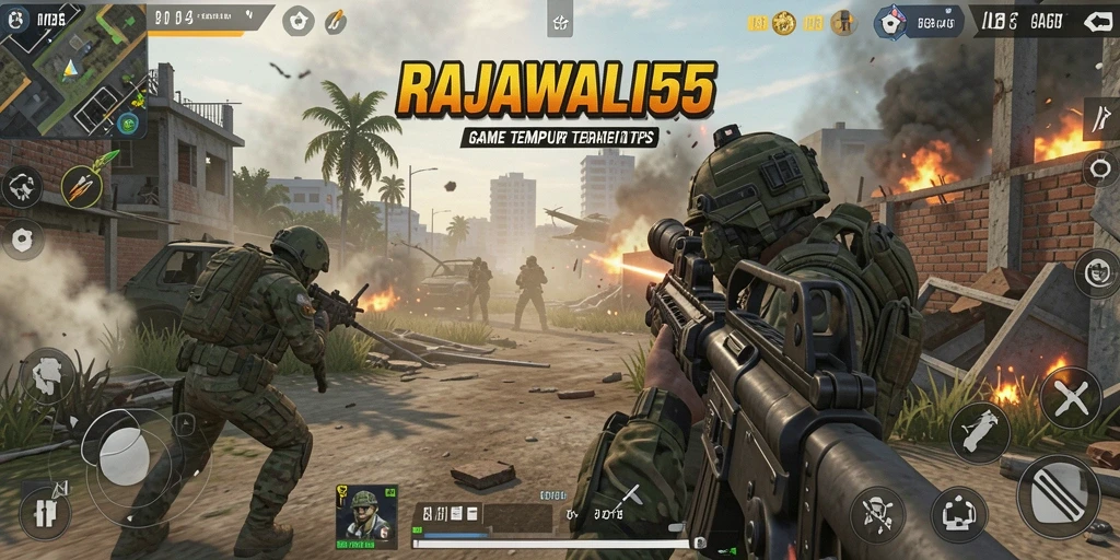 Tampilan gameplay seru dan menegangkan di RAJAWALI55.